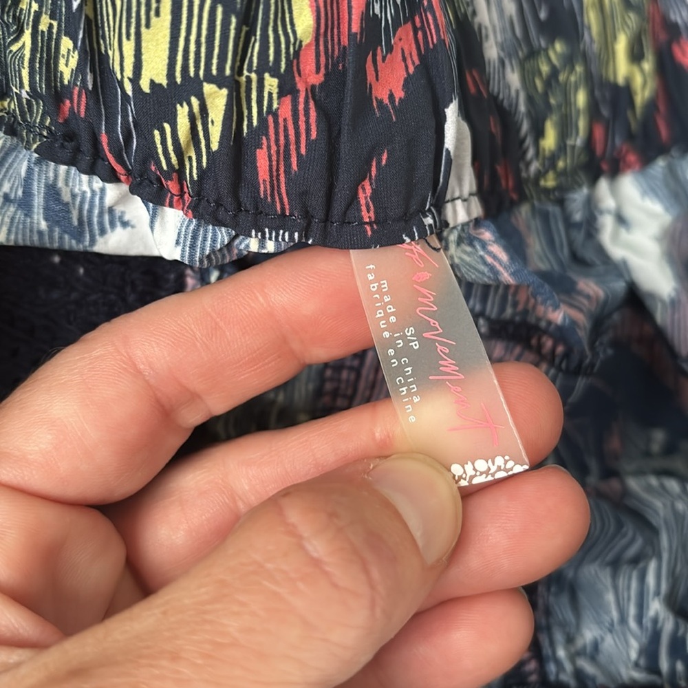 Free People‎ Movement In The Wild Printed Shorts small - Picture 2 of 4